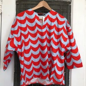 Marimekko Tunic Shirt 50% Linen/50% Cotton